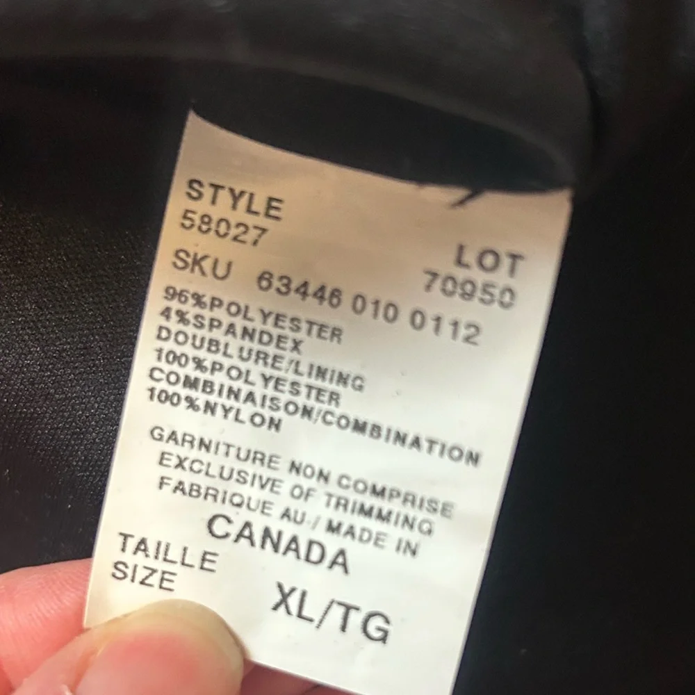 le chateau Black Strapless Satin Grad Dress - Picture 6 of 6